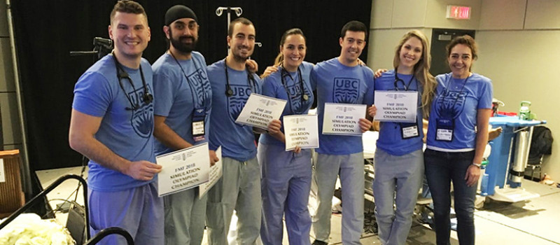Team of UBC residents named Simulation Olympiad champions
